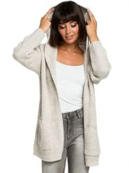Be Wear Kardigan w kolorze beżowym rozmiar: onesize. Brązowe kardigany damskie Be Wear, bez wzorów, z wełny. Za 180.06 zł.