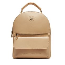 Plecak Beverly Hills Polo Club. Brązowe plecaki damskie Beverly Hills Polo Club, bez wzorów. Za 139.99 zł.