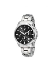 Maserati Zegarek Successo R8873621046 Srebrny. Szare zegarki męskie maserati, srebrne. Za 999.99 zł.