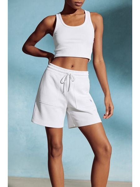 U.S. Polo Assn. Szorty dresowe w kolorze białym rozmiar: XL. Białe szorty damskie U.S. Polo Assn., bez wzorów, z bawełny. Za 113.63 zł.