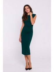 Stylove Sukienka w kolorze ciemnozielonym rozmiar: L. Zielone sukienki damskie Stylove, l, bez wzorów, bez kołnierzyka, bez ramiączek, midi. Za 240.99 zł.