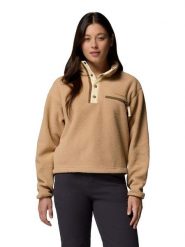Columbia Bluza polarowa "Helvetia II" w kolorze beżowym rozmiar: L. Brązowe bluzy bez kaptura damskie Columbia, l, z polaru. Za 131.12 zł.