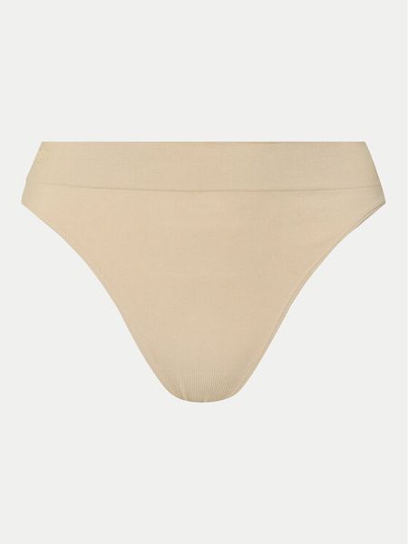 LAUREN RALPH LAUREN Stringi 4L0010 Beżowy. Brązowe stringi damskie Lauren Ralph Lauren, l, bez wzorów, z syntetyku. Za 59.99 zł.