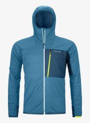 Kurtka ocieplana męska Ortovox Swisswool Piz Duan Jacket. Niebieskie kurtki narciarskie i snowboardowe damskie ORTOVOX, m, bez wzorów, z materiału, bez kaptura, narciarskie. Za 909.99 zł.