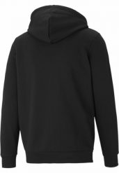 Męska rozpinana bluza z kapturem i logo Essentials PUMA Black. Czarne bluzy z kapturem męskie Puma, m, z bawełny. Za 290.00 zł.