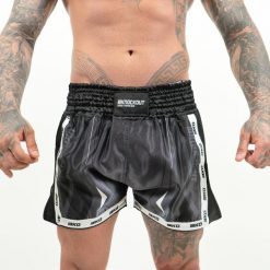 Knockout Fusion KickBox Szorty. Czarne szorty męskie KNOCKOUT, bez kołnierzyka. Za 151.79 zł.