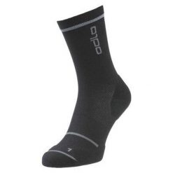 Skarpety Odlo CERAMICOOL REFLECTIVE. Brązowe skarpetki damskie Odlo, bez wzorów. Za 99.99 zł.