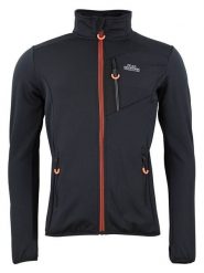 Peak Mountain Kurtka polarowa "Climo" w kolorze czarnym rozmiar: M. Czarne kurtki męskie Peak Mountain, m, bez wzorów, z materiału, bez kaptura. Za 191.42 zł.