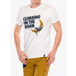 Koszulka wspinaczkowa męska La Sportiva Moon Rock T-Shirt. Białe t-shirty męskie La Sportiva, l, bez wzorów, bez kołnierzyka. Za 159.99 zł.