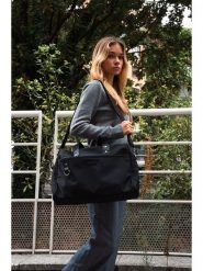 Victor & Hugo Paris Skórzana torba podróżna "Sky" w kolorze czarnym - 44 x 32 x 14 cm rozmiar: onesize. Czarne torby na laptopa damskie Victor & Hugo Paris, bez wzorów, z materiału. Za 369.84 zł.