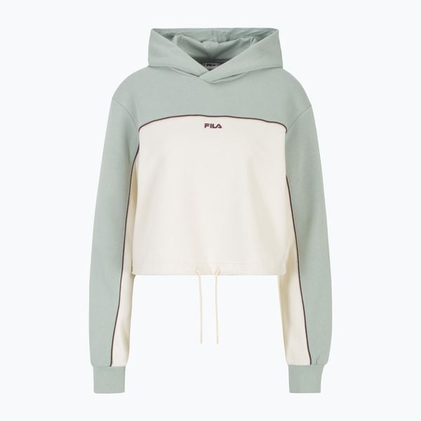 Bluza damska FILA Laagna Blocked Hoody. Zielone bluzy bez kaptura damskie Fila. Za 199.99 zł.