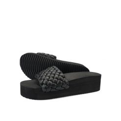 Klapki basenowe damskie Flip Flop Pool Hi Weave. Czarne klapki damskie Flip Flop, bez wzorów, bez obcasa. W wyprzedaży za 116.00 zł.