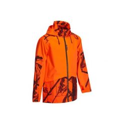 Kurtka myśliwska IMPER SUPERTRACK 100 FLUO. Brązowe kurtki męskie SOLOGNAC, xl, bez wzorów, z materiału. Za 199.99 zł.