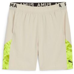 Spodenki Puma Fit 7 Ultrabreathe Stretch Aop, Mężczyźni. Brązowe szorty męskie Puma, z poliesteru, bez kołnierzyka. Za 290.00 zł.