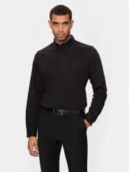 Calvin Klein Koszula K10K113339 Czarny Regular Fit. Czarne koszule męskie CALVIN KLEIN, m, bez wzorów, z bawełny, bez kołnierzyka, bez ramiączek. Za 279.99 zł.