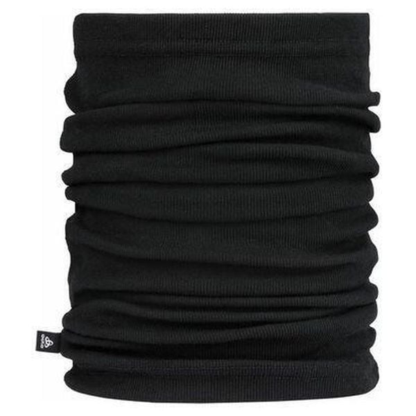 Komin, tuba na szyję Odlo Active Warm Eco. Czarne szaliki i kominy damskie Odlo, bez wzorów. Za 89.99 zł.