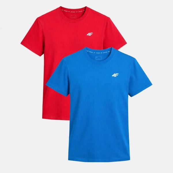 T-SHIRT MĘSKI 4F KOSZULKA ZESTAW KOMPLET 2PAK TTSHM3341. T-shirty męskie 4f, m, z bawełny, bez ramiączek, na fitness i siłownię. Za 86.00 zł.