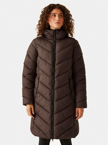 Regatta Kurtka zimowa Andia II RWN308 Brązowy Regular Fit. Brązowe kurtki damskie Regatta, na zimę, bez wzorów, z syntetyku, bez kaptura. Za 369.99 zł.