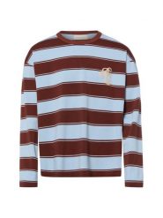 Another Cotton Lab koszulka z długim rękawem Mężczyźni Bawełna (100%) brązowy, XL. Brązowe koszulki męskie z długim rękawem Another Cotton Lab, m, z bawełny. Za 299.95 zł.