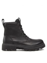 ECCO Trapery Grainer M 21472401001 Czarny. Czarne buty zimowe męskie ECCO, ze skóry, bez zapięcia. Za 779.99 zł.
