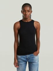 G-Star Top w kolorze czarnym rozmiar: S. Czarne topy damskie G-Star, s, bez wzorów, bez kołnierzyka. Za 100.99 zł.