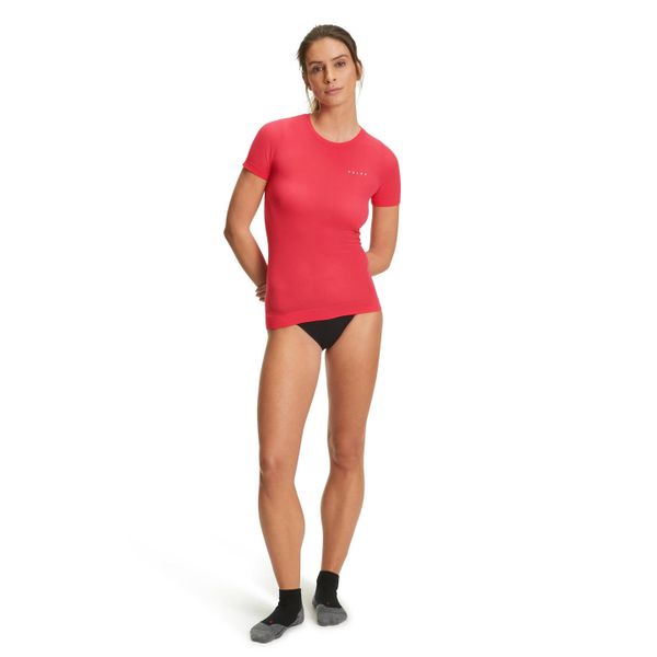 Koszulka damska Falke Ultralight Cool. Czerwone bluzki sportowe damskie Falke, s, z dzianiny, bez kołnierzyka, bez ramiączek. Za 278.50 zł.