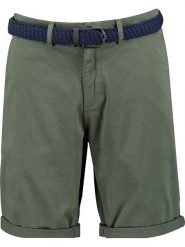 Geographical Norway Bermudy "Plageo" w kolorze khaki rozmiar: L. Brązowe szorty męskie Geographical Norway, bez wzorów, z tkaniny. Za 103.45 zł.