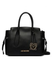 LOVE MOSCHINO Torebka JC4055PP1PLL0000 Czarny. Czarne torebki klasyczne damskie Love Moschino, bez wzorów, bez dodatków. Za 1,009.00 zł.