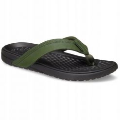 Japonki Dla Dorosłych Crocs Yukon Vista II LR Flip. Czarne klapki i japonki męskie Crocs, z materiału. Za 239.99 zł.