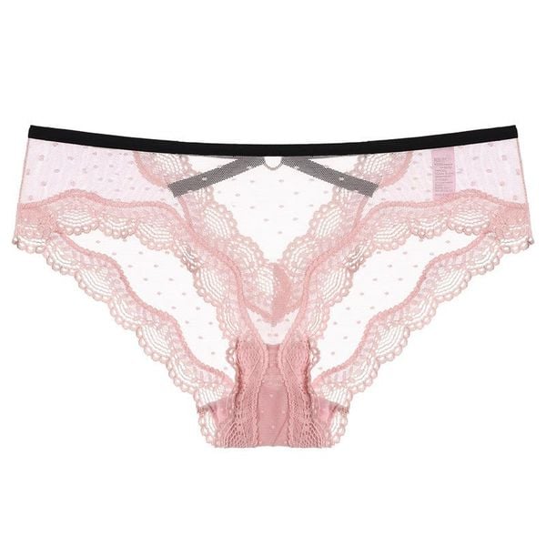 Figi koronkowe z wycięciem eleganckie i przewiewne Lubnah. Czerwone figi damskie Intica, l, bez wzorów, z koronki. Za 69.00 zł.