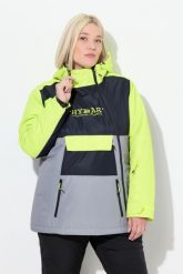 Damskie Kurtka HYPRAR Performance wodoodporna dwukierunkowy zamek błyskawiczny. Szare kurtki narciarskie i snowboardowe damskie Ulla Popken, plus size, bez wzorów, z materiału, z kapturem, narciarskie. Za 849.99 zł.