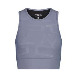 Damski tank top CMP. Szare topy damskie CMP, bez wzorów, bez kołnierzyka. W wyprzedaży za 136.00 zł.