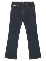 Calvin Klein Jeans Jeansy Essential LVCKSJC03G Czarny Flare Fit. Czarne spodnie dziewczęce Calvin Klein Jeans, z bawełny. Za 249.99 zł.