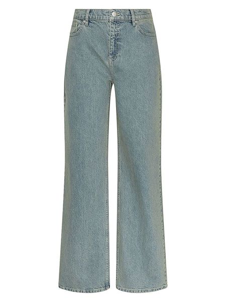 MOSS COPENHAGEN Dżinsy - Regular fit - w kolorze błękitnym rozmiar: XL. Niebieskie jeansy damskie MOSS COPENHAGEN, z podwyższonym stanem. Za 269.95 zł.