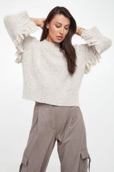 Sweter damski Nervi MARELLA MONOCHROME. Swetry klasyczne damskie Marella, s, bez kołnierzyka. W wyprzedaży za 689.40 zł.