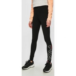 Fila - Legginsy. Czarne legginsy damskie Fila, s, bez wzorów, z bawełny. W wyprzedaży za 99.90 zł.