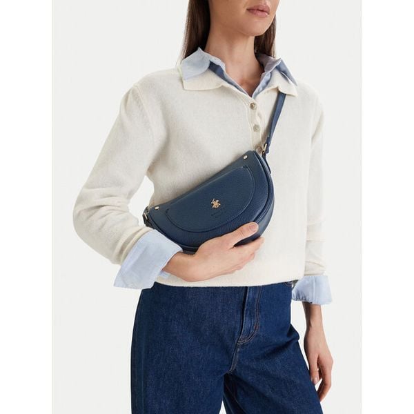 Torebka Beverly Hills Polo Club. Niebieskie listonoszki damskie Beverly Hills Polo Club, bez wzorów, bez dodatków. Za 159.99 zł.