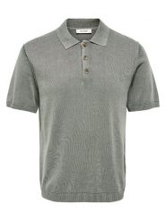 ONLY & SONS Koszulka polo "Onsgarson" w kolorze szarym rozmiar: L. Szare koszulki polo męskie Only & Sons, l, bez wzorów, bez ramiączek. Za 91.77 zł.