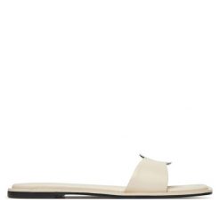 Klapki Calvin Klein. Klapki damskie CALVIN KLEIN, bez wzorów, bez obcasa. Za 379.99 zł.