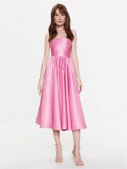 Pinko Sukienka koktajlowa Aminga 100298 A0I0 Różowy Regular Fit. Czerwone sukienki damskie Pinko, bez wzorów, z syntetyku, wizytowe, bez kołnierzyka, bez ramiączek. Za 2,069.00 zł.