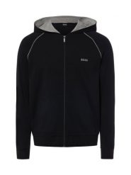 BOSS bluza z kapturem Mężczyźni Bawełna czarny|szary, M. Czarne bluzy z kapturem męskie Boss, m, z bawełny. Za 329.95 zł.