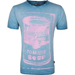 T-shirt Andy Warhol by Pepe Jeans. T-shirty damskie Pepe Jeans, bez wzorów, z jeansu, bez kołnierzyka. Za 59.00 zł.