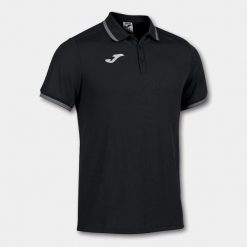 Koszulka polo tenisowa męska Joma Campus III. Czarne koszulki polo męskie Joma, m, bez wzorów, prążkowane, bez ramiączek. Za 173.30 zł.