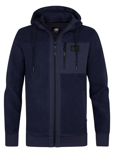 Petrol Bluza w kolorze granatowym rozmiar: M. Niebieskie bluzy z kapturem męskie Petrol, m. Za 174.84 zł.