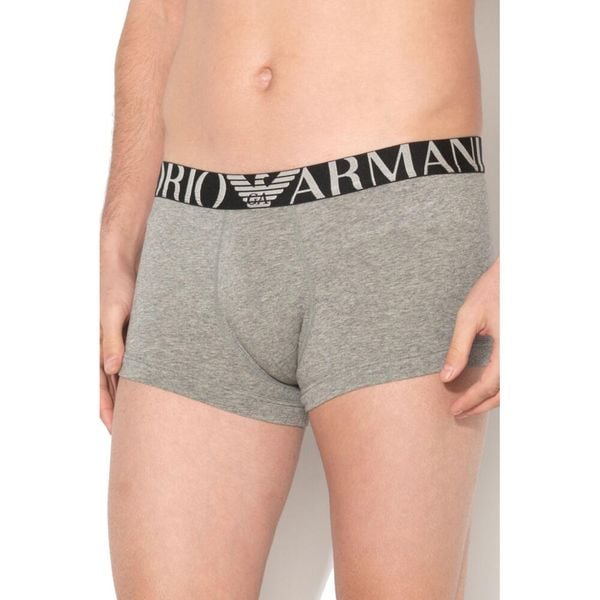 Bokserki EA7 Emporio Armani. Szare bokserki męskie EA7, bez wzorów, z bawełny. Za 202.60 zł.