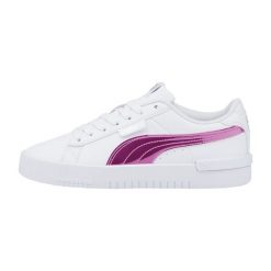 Buty damskie sportowe do chodzenia Puma JADA HOLO. Białe buty sportowe na co dzień damskie Puma, bez wzorów, z materiału, trekkingowe. Za 126.00 zł.