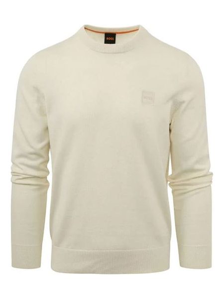 Hugo Boss Underwear Sweter w kolorze kremowym rozmiar: L. Brązowe swetry męskie Hugo Boss Underwear, l, bez wzorów, bez kołnierzyka. Za 344.95 zł.