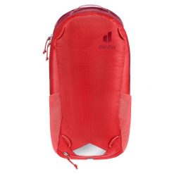 Plecak enduro Deuter Race 12 - cherry/masala. Czerwone plecaki męskie Deuter, bez wzorów, z materiału. Za 394.89 zł.