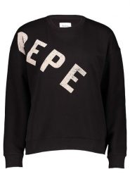 Pepe Jeans Bluza w kolorze czarnym rozmiar: L. Czarne bluzy bez kaptura damskie Pepe Jeans, l, z bawełny. Za 193.45 zł.