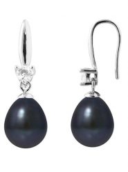 Pearline Srebrne kolczyki z perłami rozmiar: onesize. Niebieskie kolczyki damskie Pearline, z cyrkonią, srebrne. Za 195.99 zł.